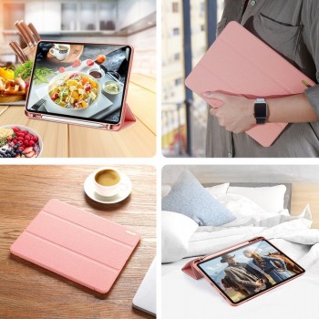 Dux Ducis domo serijos atverčiamas dėklas-rožinis (planšetei Apple Ipad Pro 11 (2020/2021/2022) Dux Ducis domo serijos atverčiamas dėklas-rožinis (planšetei Apple Ipad Pro 11 (2020/2021/2022)
